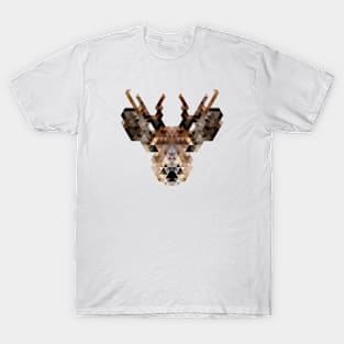 Minimalist Geometric Stylized Animals - Deer T-Shirt